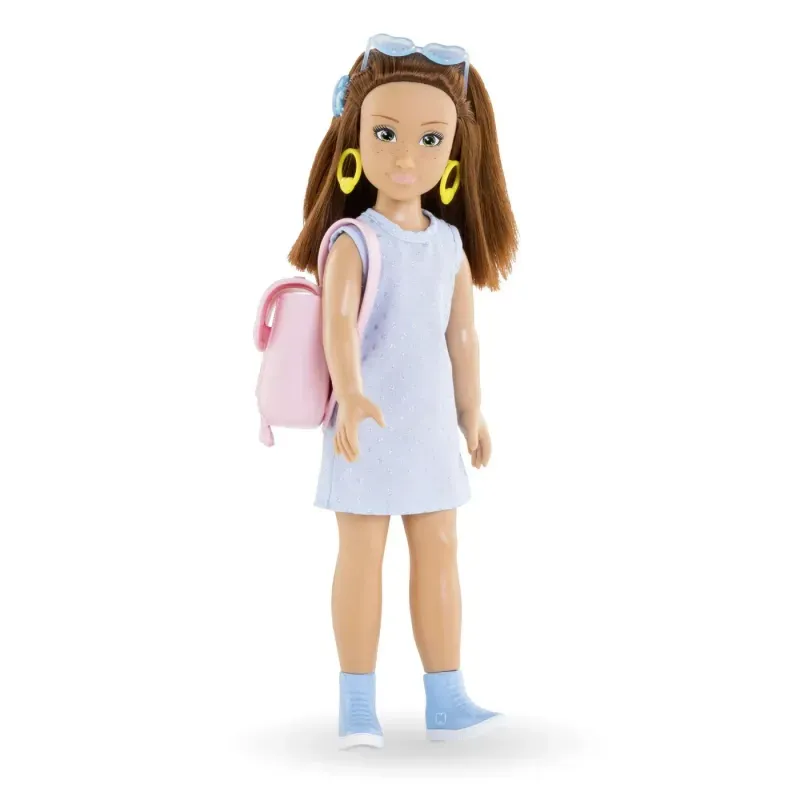 Jucarii, Copii si Bebe - Jucarii si jocuri - Papusi si accesorii - Papusi - Papusa Zoe La Cumparaturi Set Corolle Girls, 28 cm - Infinity.ro