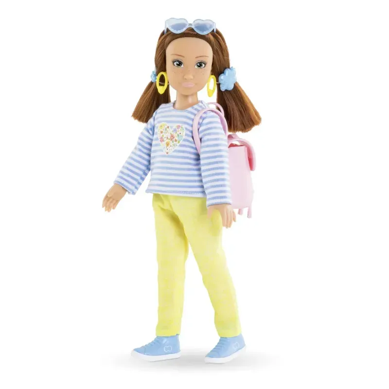 Jucarii, Copii si Bebe - Jucarii si jocuri - Papusi si accesorii - Papusi - Papusa Zoe La Cumparaturi Set Corolle Girls, 28 cm - Infinity.ro