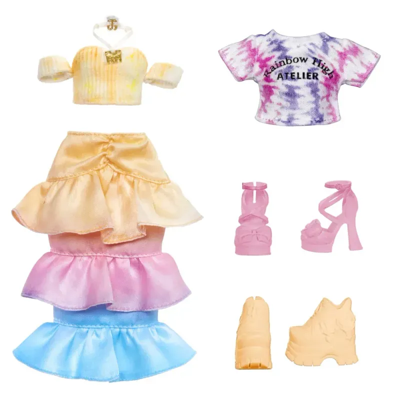 Jucarii, Copii si Bebe - Jucarii si jocuri - Papusi si accesorii - Papusi - Papusa Rainbow High Watercolor Create, Ochi Caprui - Infinity.ro