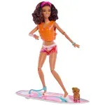 Jucarii, Copii si Bebe - Jucarii si jocuri - Papusi si accesorii - Papusi - Papusa Barbie La Surf - Infinity.ro