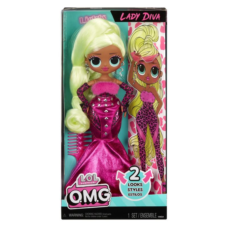 Jucarii, Copii si Bebe - Jucarii si jocuri - Papusi si accesorii - Papusi - L.O.L. Surprise! Omg Lady Diva Papusa Fashionista Cu Accesorii - Infinity.ro