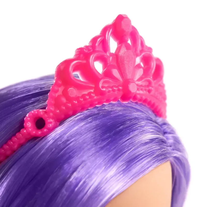 Jucarii, Copii si Bebe - Jucarii si jocuri - Papusi si accesorii - Papusi - Papusa Barbie Zana Cu Par Mov - Infinity.ro