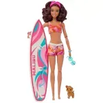 Jucarii, Copii si Bebe - Jucarii si jocuri - Papusi si accesorii - Papusi - Papusa Barbie La Surf - Infinity.ro