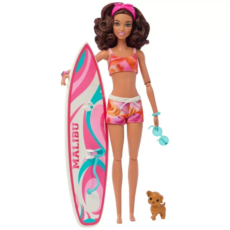 Jucarii, Copii si Bebe - Jucarii si jocuri - Papusi si accesorii - Papusi - Papusa Barbie La Surf - Infinity.ro