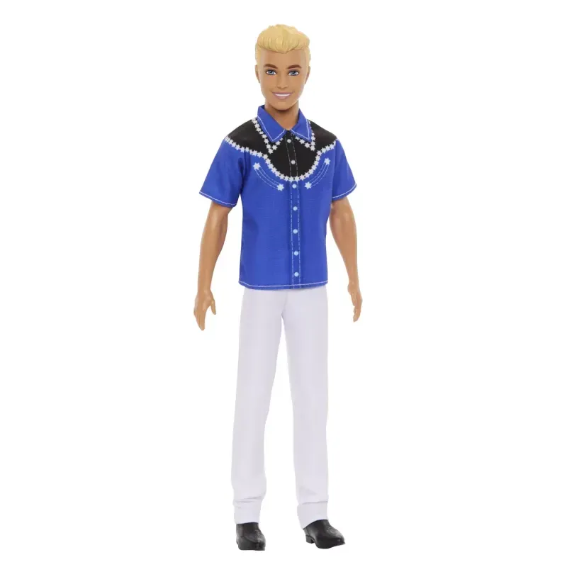 Jucarii, Copii si Bebe - Jucarii si jocuri - Papusi si accesorii - Papusi - Papusa Barbie Fashionista, Ken, Western - Infinity.ro