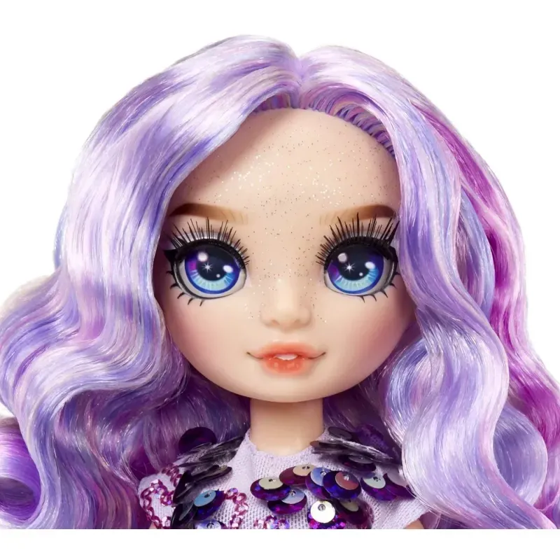 Jucarii, Copii si Bebe - Jucarii si jocuri - Papusi si accesorii - Papusi - Set papusa cu accesorii Rainbow, Violet Willow - Infinity.ro