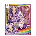 Jucarii, Copii si Bebe - Jucarii si jocuri - Papusi si accesorii - Papusi - Set papusa cu accesorii Rainbow, Violet Willow - Infinity.ro