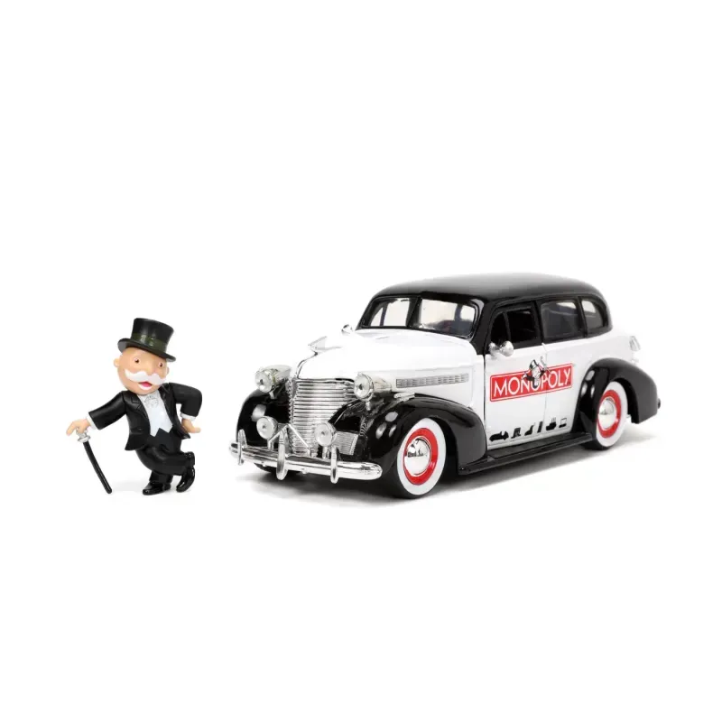 Jucarii, Copii si Bebe - Jucarii si jocuri - Vehicule si jucarii cu telecomanda - Masinute - Set masinuta metalica si figurina Mr Monopoly - Infinity.ro