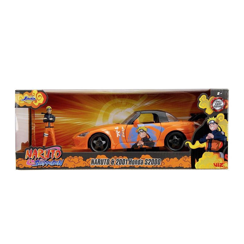 Jucarii, Copii si Bebe - Jucarii si jocuri - Vehicule si jucarii cu telecomanda - Masinute - Set Figurina Naruto Si Masinuta Metalica Honda 2001 S2000 Scara 1:24 - Infinity.ro