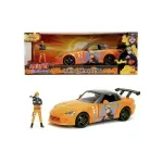Jucarii, Copii si Bebe - Jucarii si jocuri - Vehicule si jucarii cu telecomanda - Masinute - Set Figurina Naruto Si Masinuta Metalica Honda 2001 S2000 Scara 1:24 - Infinity.ro