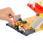 Jucarii, Copii si Bebe - Jucarii si jocuri - Vehicule si jucarii cu telecomanda - Masinute - Set de joaca cu excavator, Matchbox, Santierul - Infinity.ro