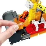 Jucarii, Copii si Bebe - Jucarii si jocuri - Vehicule si jucarii cu telecomanda - Masinute - Set de joaca cu excavator, Matchbox, Santierul - Infinity.ro