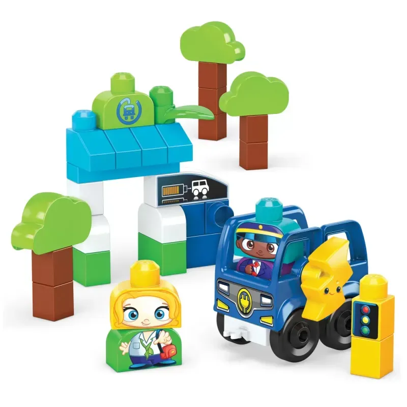Jucarii, Copii si Bebe - Jucarii si jocuri - Seturi de constructie si cuburi - Seturi de constructie - Mega Bloks Set constructie 34 piese - Infinity.ro