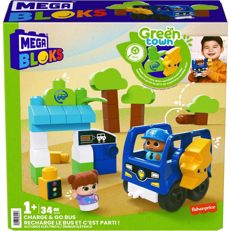 Jucarii, Copii si Bebe - Jucarii si jocuri - Seturi de constructie si cuburi - Seturi de constructie - Mega Bloks Set constructie 34 piese - Infinity.ro