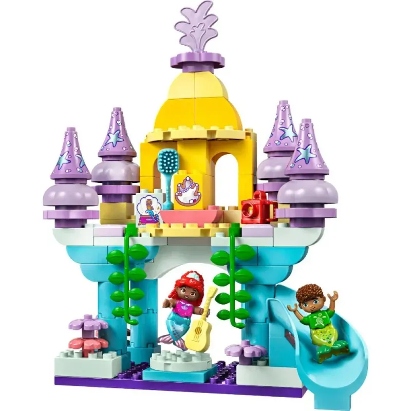 Jucarii, Copii si Bebe - Jucarii si jocuri - Seturi de constructie si cuburi - Seturi de constructie - LEGO DUPLO Disney Palatul subacvatic magic al lui Ariel 10435 - Infinity.ro