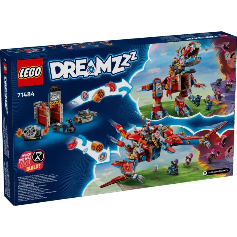 Jucarii, Copii si Bebe - Jucarii si jocuri - Seturi de constructie si cuburi - Seturi de constructie - LEGO Dreamzzz Dinozaurul robot C-Rex al lui Cooper 71484 - Infinity.ro