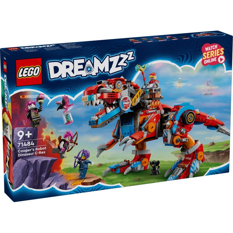 Jucarii, Copii si Bebe - Jucarii si jocuri - Seturi de constructie si cuburi - Seturi de constructie - LEGO Dreamzzz Dinozaurul robot C-Rex al lui Cooper 71484 - Infinity.ro