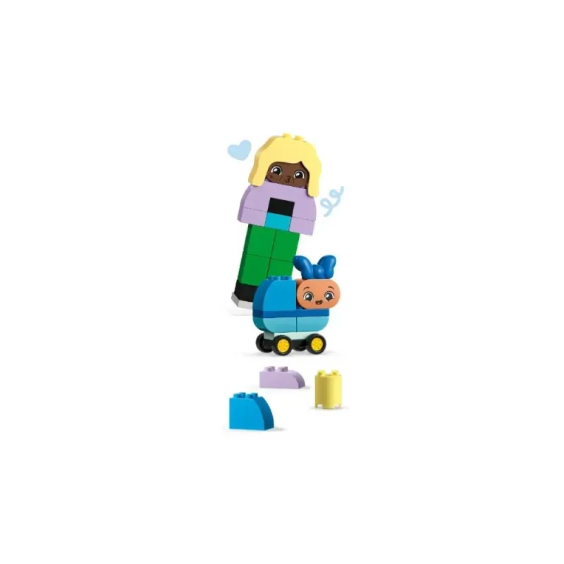 Jucarii, Copii si Bebe - Jucarii si jocuri - Seturi de constructie si cuburi - Seturi de constructie - LEGO DUPLO Oameni construibili cu emotii mari 10423 - Infinity.ro