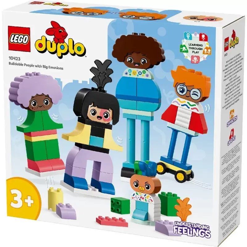 Jucarii, Copii si Bebe - Jucarii si jocuri - Seturi de constructie si cuburi - Seturi de constructie - LEGO DUPLO Oameni construibili cu emotii mari 10423 - Infinity.ro