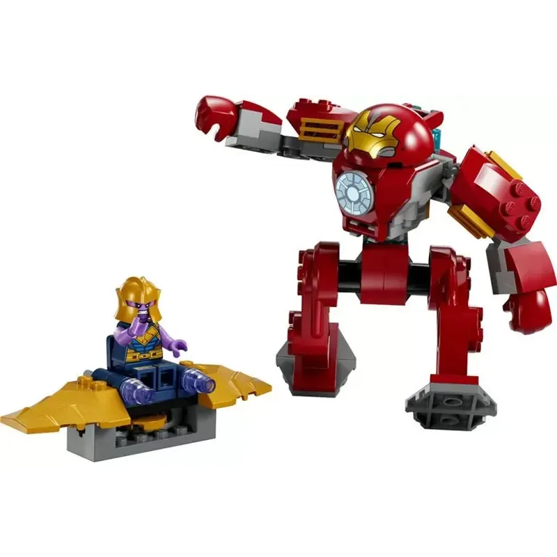 Jucarii, Copii si Bebe - Jucarii si jocuri - Seturi de constructie si cuburi - Seturi de constructie - LEGO Super Heroes Iron Man Hulkbuster vs Thanos 76263 - Infinity.ro