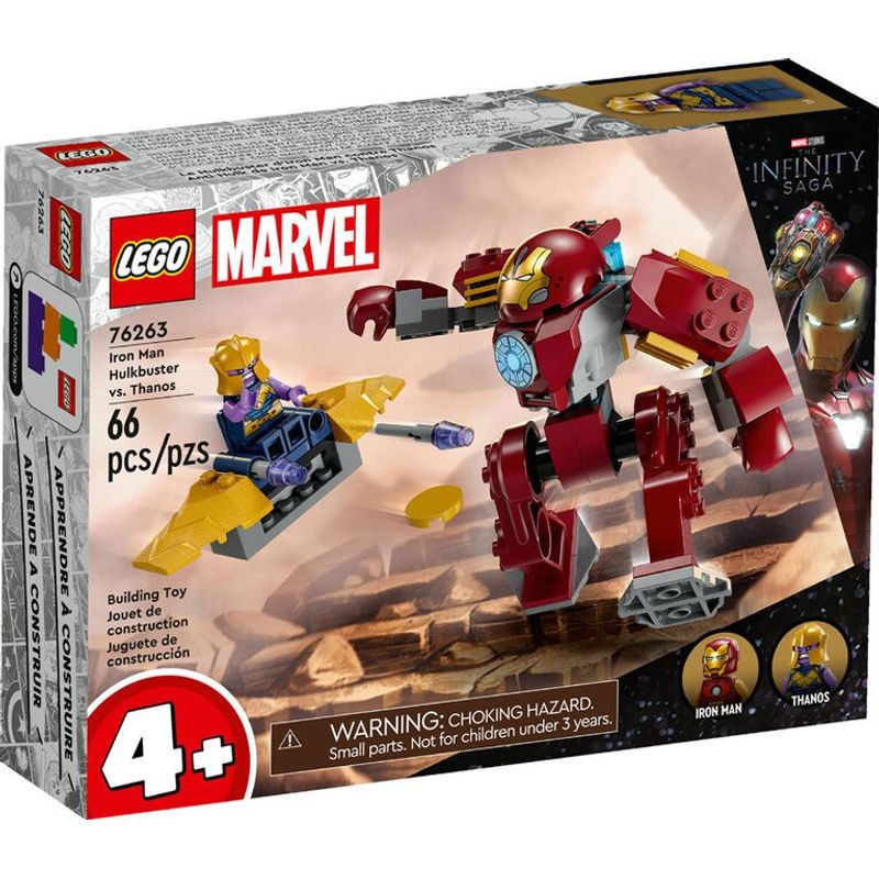 Jucarii, Copii si Bebe - Jucarii si jocuri - Seturi de constructie si cuburi - Seturi de constructie - LEGO Super Heroes Iron Man Hulkbuster vs Thanos 76263 - Infinity.ro