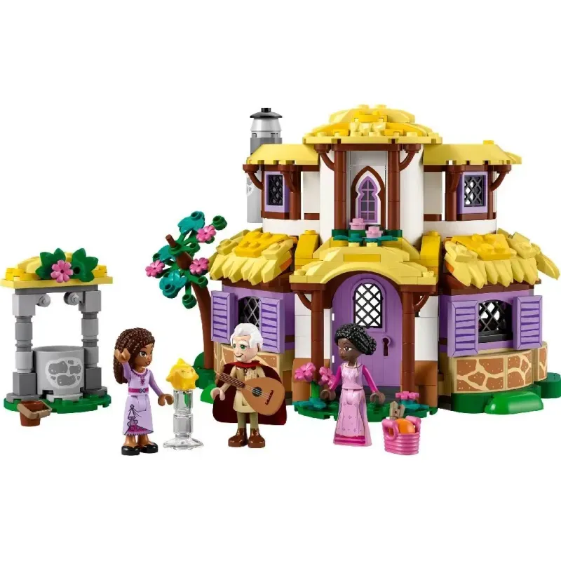 Jucarii, Copii si Bebe - Jucarii si jocuri - Seturi de constructie si cuburi - Seturi de constructie - LEGO Disney Princess Coliba Ashei 43231 - Infinity.ro