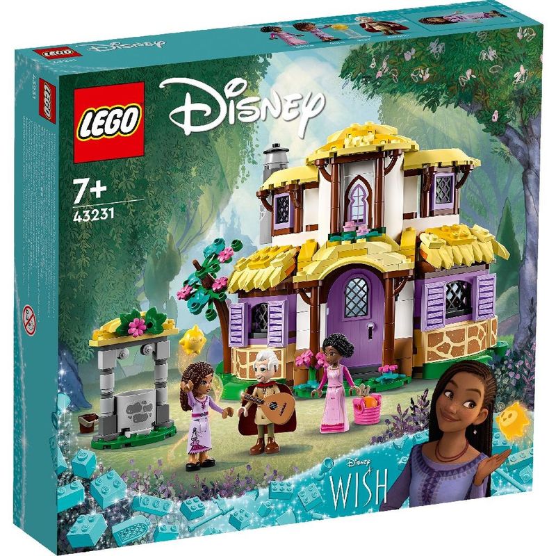 Jucarii, Copii si Bebe - Jucarii si jocuri - Seturi de constructie si cuburi - Seturi de constructie - LEGO Disney Princess Coliba Ashei 43231 - Infinity.ro