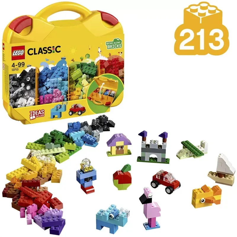 Jucarii, Copii si Bebe - Jucarii si jocuri - Seturi de constructie si cuburi - Seturi de constructie - LEGO Classic Valiza creativa 10713 - Infinity.ro