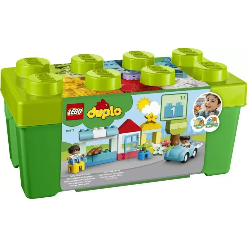 Jucarii, Copii si Bebe - Jucarii si jocuri - Seturi de constructie si cuburi - Seturi de constructie - LEGO DUPLO Cutie in forma de caramida 10913 - Infinity.ro