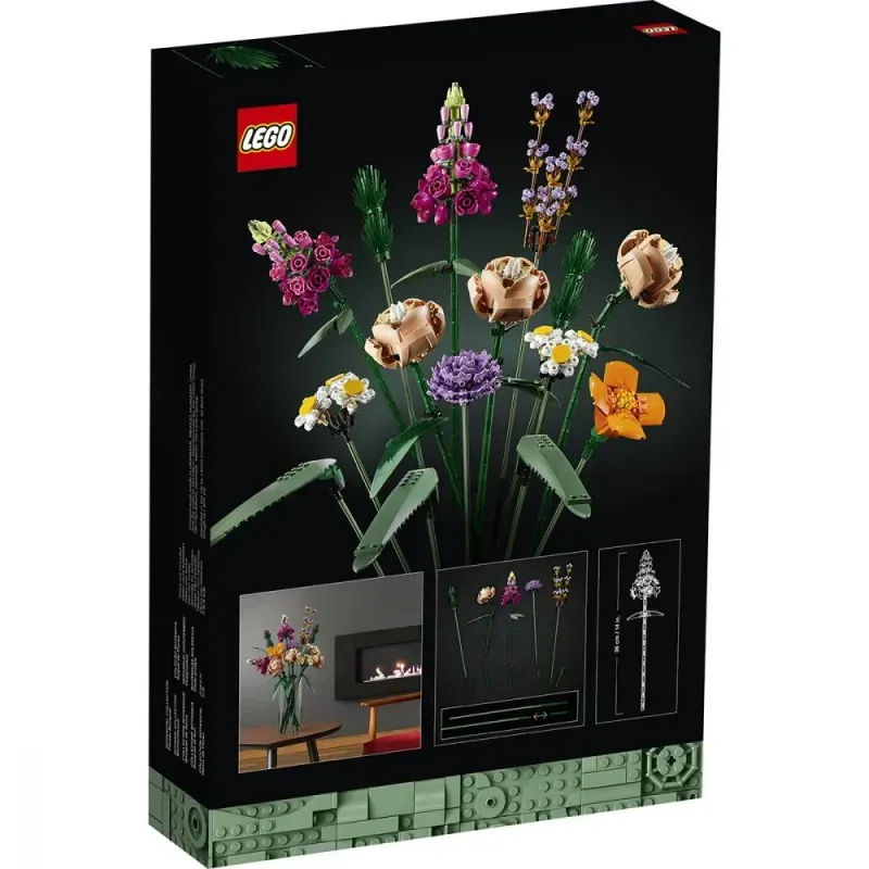 Jucarii, Copii si Bebe - Jucarii si jocuri - Seturi de constructie si cuburi - Seturi de constructie - LEGO Creator Expert Buchet de flori 10280 - Infinity.ro