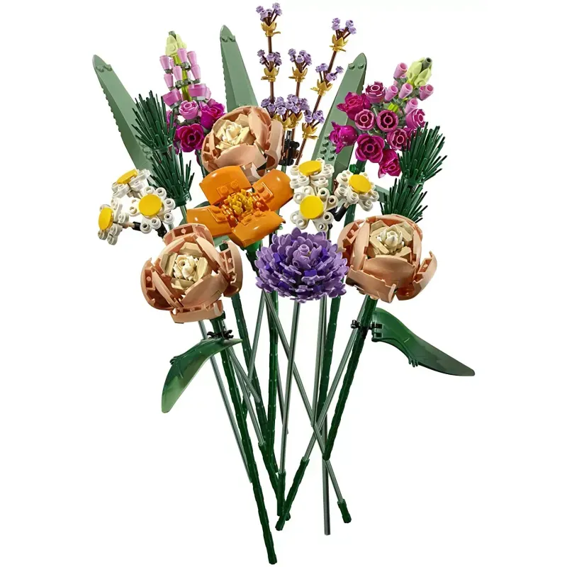 Jucarii, Copii si Bebe - Jucarii si jocuri - Seturi de constructie si cuburi - Seturi de constructie - LEGO Creator Expert Buchet de flori 10280 - Infinity.ro