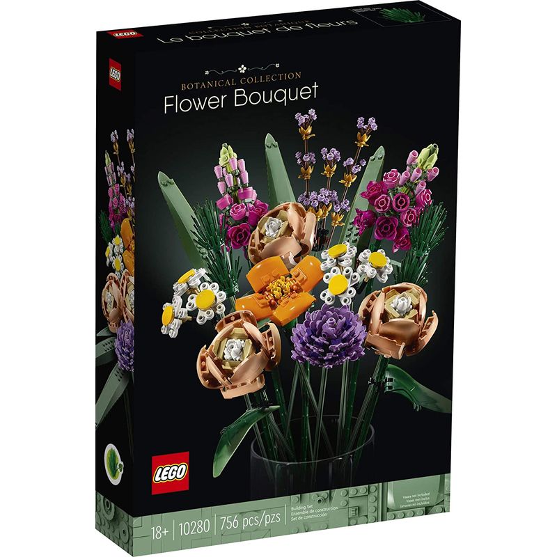 Jucarii, Copii si Bebe - Jucarii si jocuri - Seturi de constructie si cuburi - Seturi de constructie - LEGO Creator Expert Buchet de flori 10280 - Infinity.ro