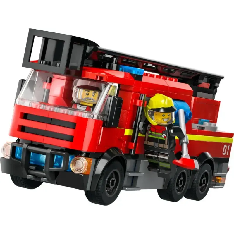 Jucarii, Copii si Bebe - Jucarii si jocuri - Seturi de constructie si cuburi - Seturi de constructie - LEGO City Statie si camion de pompieri 60414 - Infinity.ro