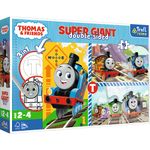 Jucarii, Copii si Bebe - Jucarii si jocuri - Jocuri si puzzle - Puzzle - Puzzle Trefl Primo Super Giant 15 Thomas - Infinity.ro