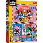 Jucarii, Copii si Bebe - Jucarii si jocuri - Jocuri si puzzle - Puzzle - Puzzle Trefl 2X200 Disney Mickey Mouse Timp cu Prietenii - Infinity.ro