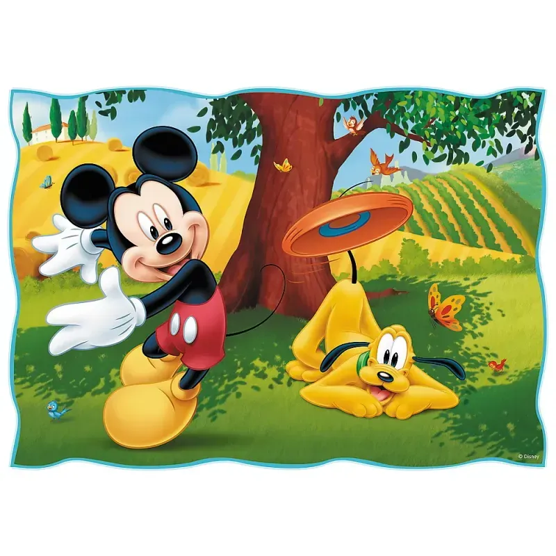Jucarii, Copii si Bebe - Jucarii si jocuri - Jocuri si puzzle - Puzzle - Puzzle Trefl 4in1 Mickey Mouse Ziua Deosebita - Infinity.ro