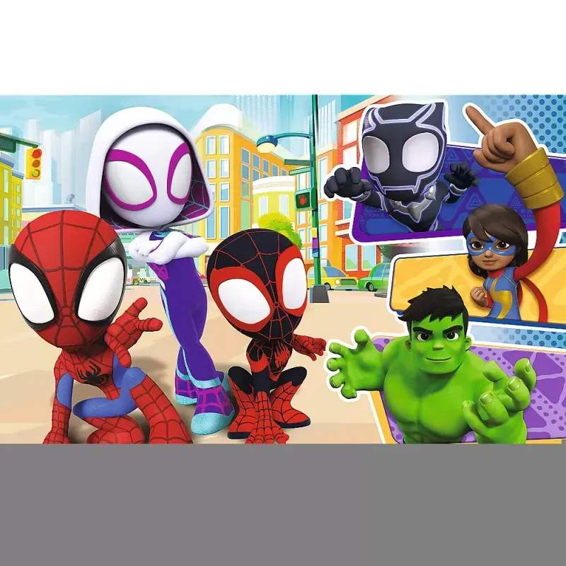 Jucarii, Copii si Bebe - Jucarii si jocuri - Jocuri si puzzle - Puzzle - Puzzle Trefl 24 Maxi Spidey si prietenii lui extraordinari - Infinity.ro
