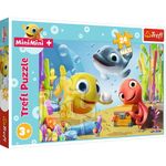 Jucarii, Copii si Bebe - Jucarii si jocuri - Jocuri si puzzle - Puzzle - Puzzle Trefl 24 maxi pestisorii fericiti - Infinity.ro
