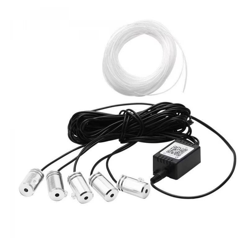 Auto si Moto - Piese auto si accesorii - Piese auto - Tuning - Fir lumina ambientala auto, neon RGB, control din aplicatie telefon, 6m lungime - Infinity.ro