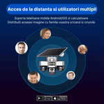 Casa si Gradina - Electrice - Smart Home - Camere de supraveghere - Camera de supraveghere tripla MaGeCa cu panou solar, Cartela SIM, 4G, 18MP Full HD, 3 zone supravegheate simultan - Infinity.ro