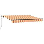 Casa si Gradina - Gradina si terasa - Umbrele si pavilioane - Pavilioane - Cortina Retractabila Galben si portocaliu si antracit 3 x 2 m - Infinity.ro