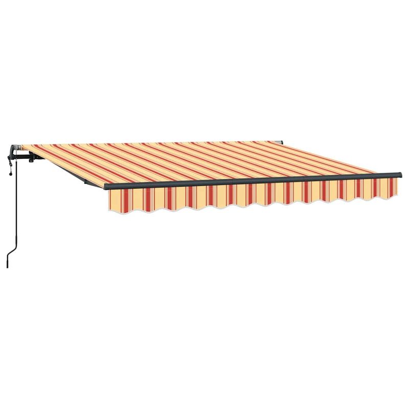 Casa si Gradina - Gradina si terasa - Umbrele si pavilioane - Pavilioane - Cortina Retractabila Galben si portocaliu si antracit 3 x 2 m - Infinity.ro