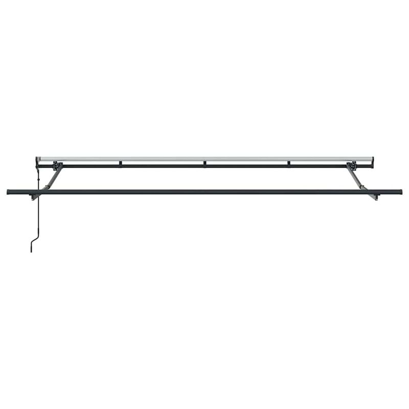 Casa si Gradina - Gradina si terasa - Umbrele si pavilioane - Pavilioane - Cortina Retractabila Albastru si Alb si Antracit 3.5 x 2 m - Infinity.ro