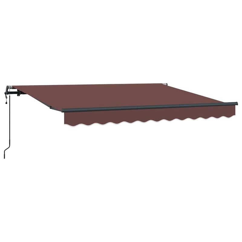 Casa si Gradina - Gradina si terasa - Umbrele si pavilioane - Pavilioane - Cortina Retractabila Manual Maro si Antracit - Infinity.ro