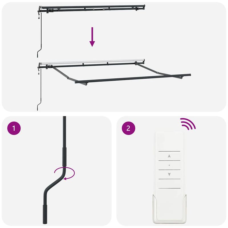 Casa si Gradina - Gradina si terasa - Umbrele si pavilioane - Pavilioane - Cortina Retractabila Manual Maro si Antracit - Infinity.ro