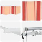 Casa si Gradina - Gradina si terasa - Umbrele si pavilioane - Pavilioane - Cortina Retractabila Multicolor si galben si portocaliu si alb - Infinity.ro
