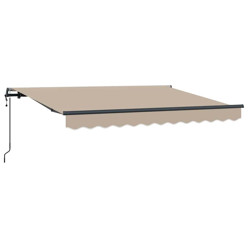 Casa si Gradina - Gradina si terasa - Umbrele si pavilioane - Pavilioane - Cortina Retractabila Manual Bej si antracit - Infinity.ro