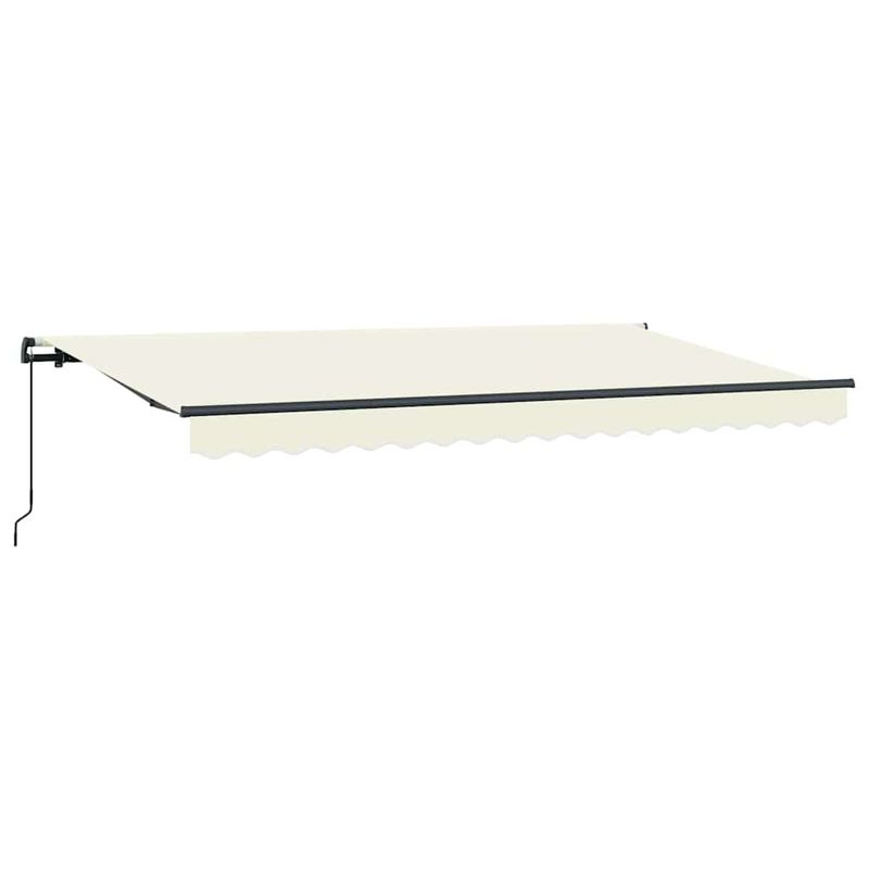 Casa si Gradina - Gradina si terasa - Umbrele si pavilioane - Pavilioane - Cortina Retractabila Manual Crem si Antracit 4 x 2 m - Infinity.ro
