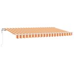 Casa si Gradina - Gradina si terasa - Umbrele si pavilioane - Pavilioane - Cortina Retractabila Multicolor si galben si portocaliu si alb - Infinity.ro