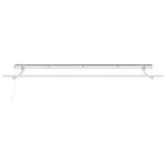 Casa si Gradina - Gradina si terasa - Umbrele si pavilioane - Pavilioane - Cortina Retractabila Manual Antracit si Alb 3.5 x 2 m - Infinity.ro